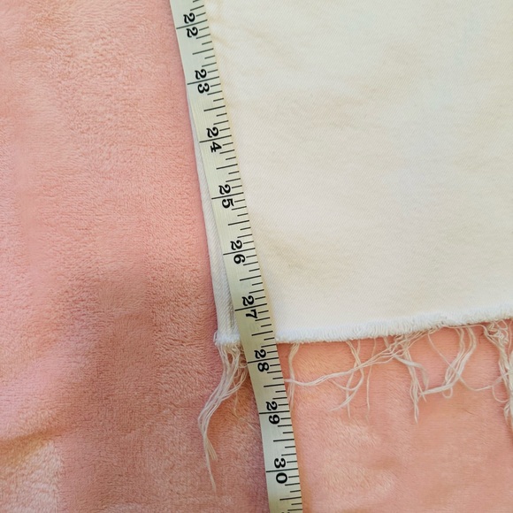 J Crew - size 28 - slim boyfriend jeans - white - Picture 6 of 8